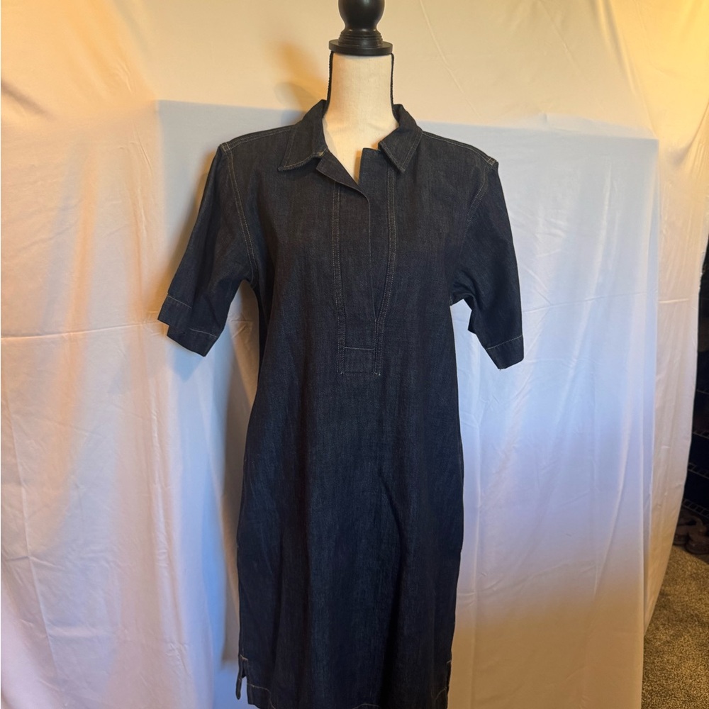 Ralph Lauren Indigo Denim Dress - Picture 2 of 9